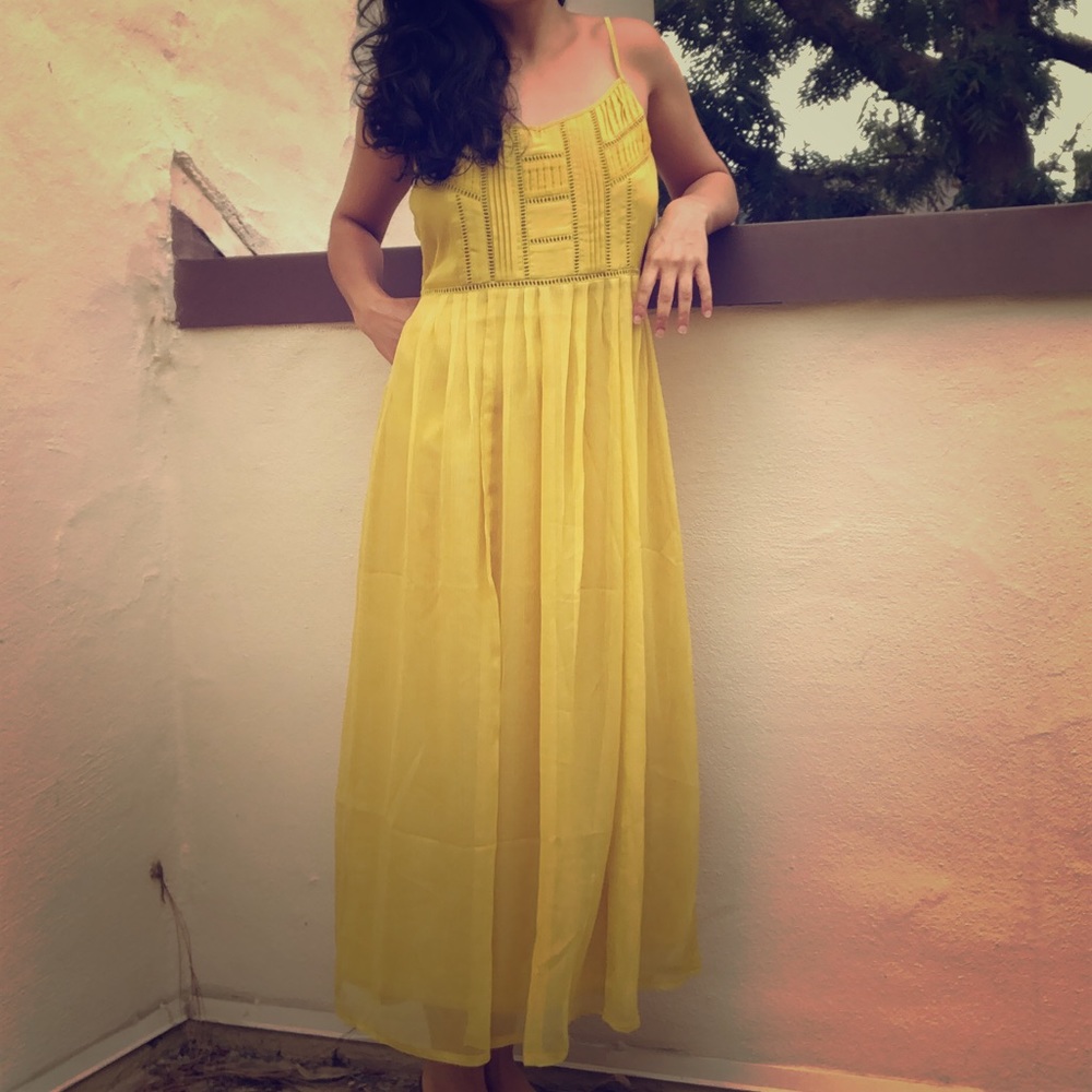 Boho maxi summer dress XS